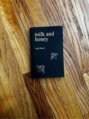 milk and honey by Rupi Kaur Black Paperback Poetry Book